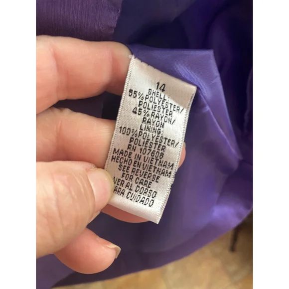 Women's Isabella Suits Set Size 14 Purple